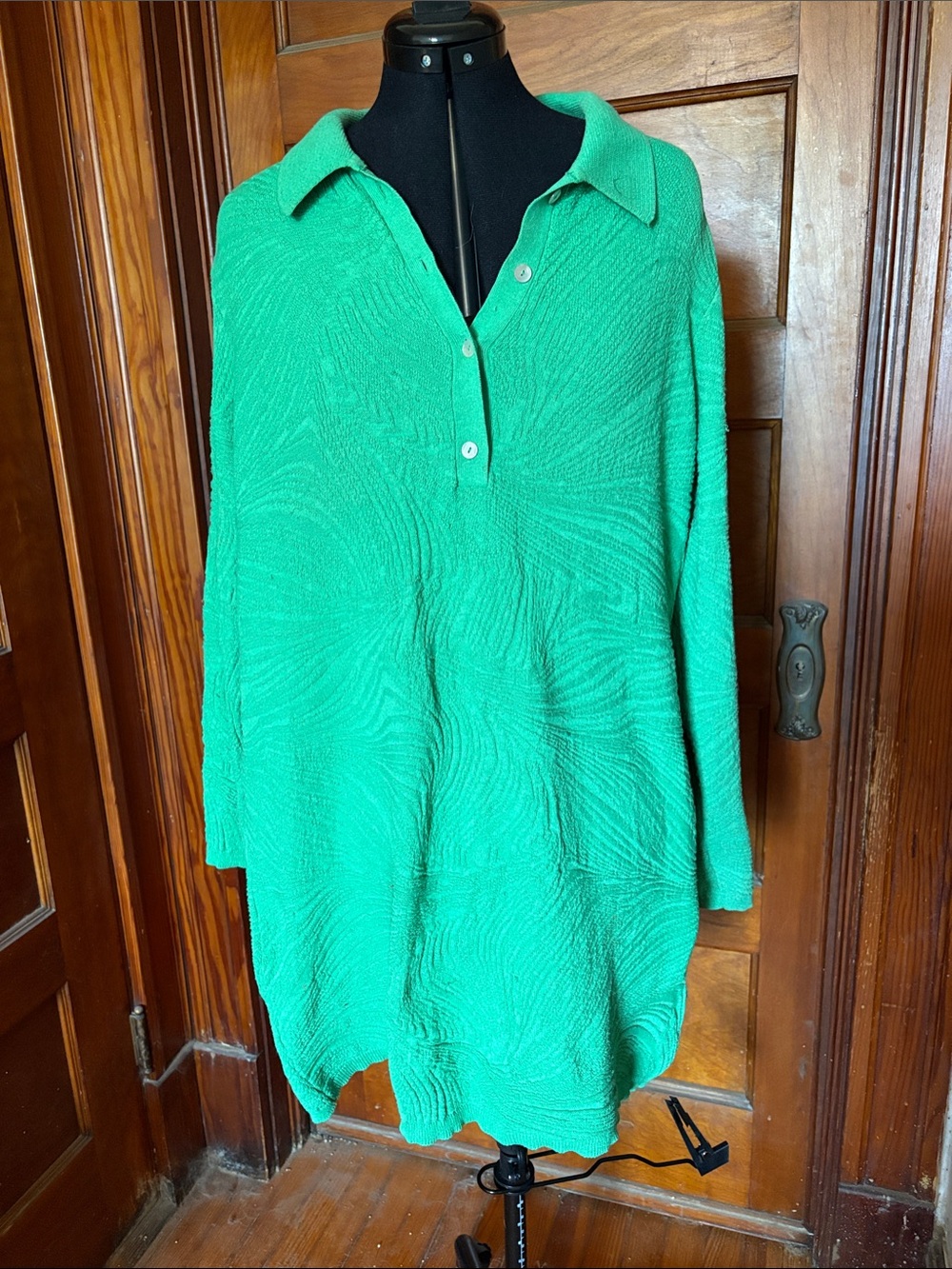 Anthropologie Polo Green Mini Dress